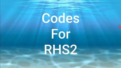 Codes for rhs2. Things To Know About Codes for rhs2. 